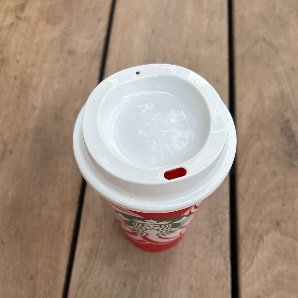 NEW Starbucks Holiday 2024 RED CUP DAY 16 oz Reusable Hot Travel Cup Collectible